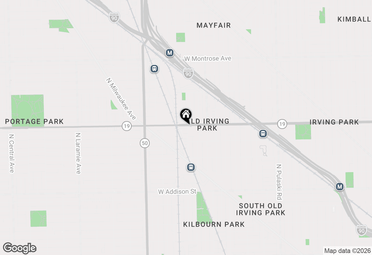 Map of 4517 W Irving Park Road, Chicago, IL 60641
