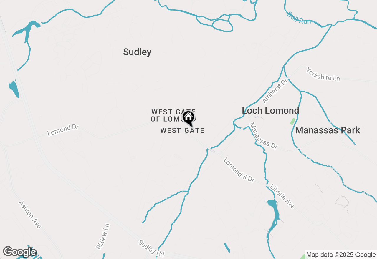 Map of 9715 Fairmont Avenue, Manassas, VA 20109