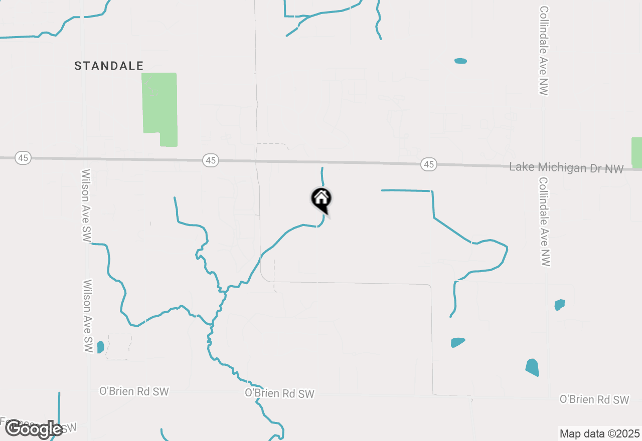 Map of 200 Sunset Hills Avenue Nw, Grand Rapids, MI 49534