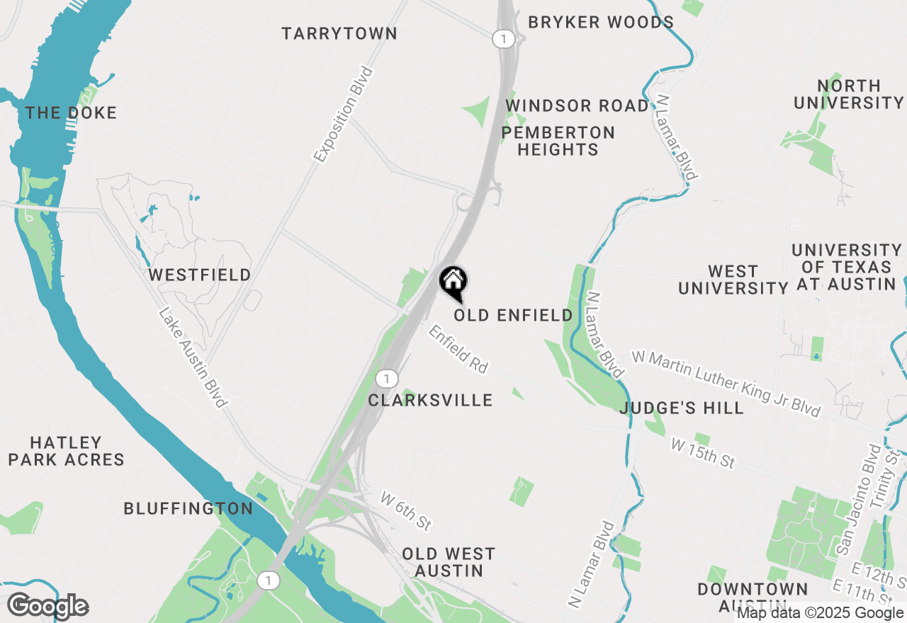 Map of 1609 Wethersfield Rd, Austin, TX 78703