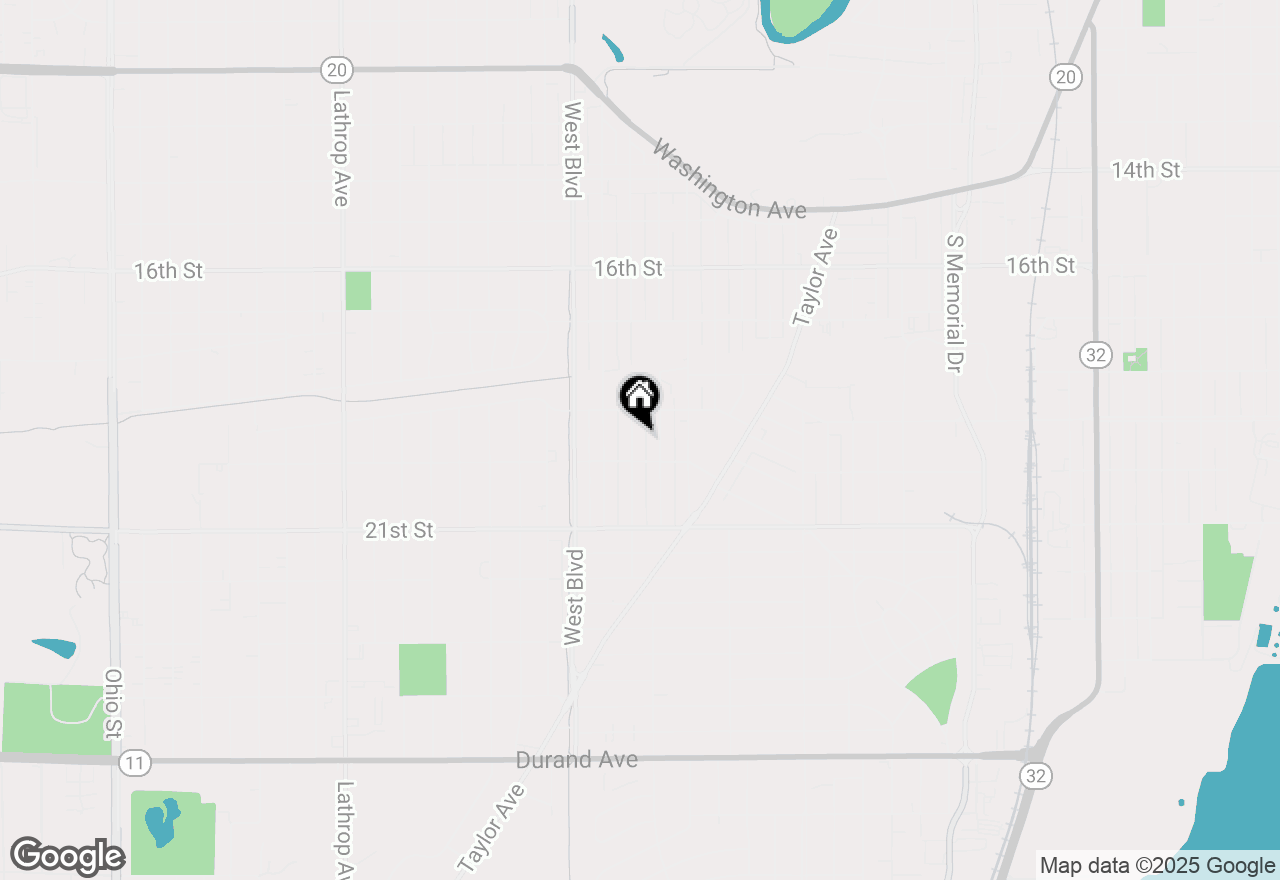 Map of 1931 Quincy Ave, Racine, WI 53403