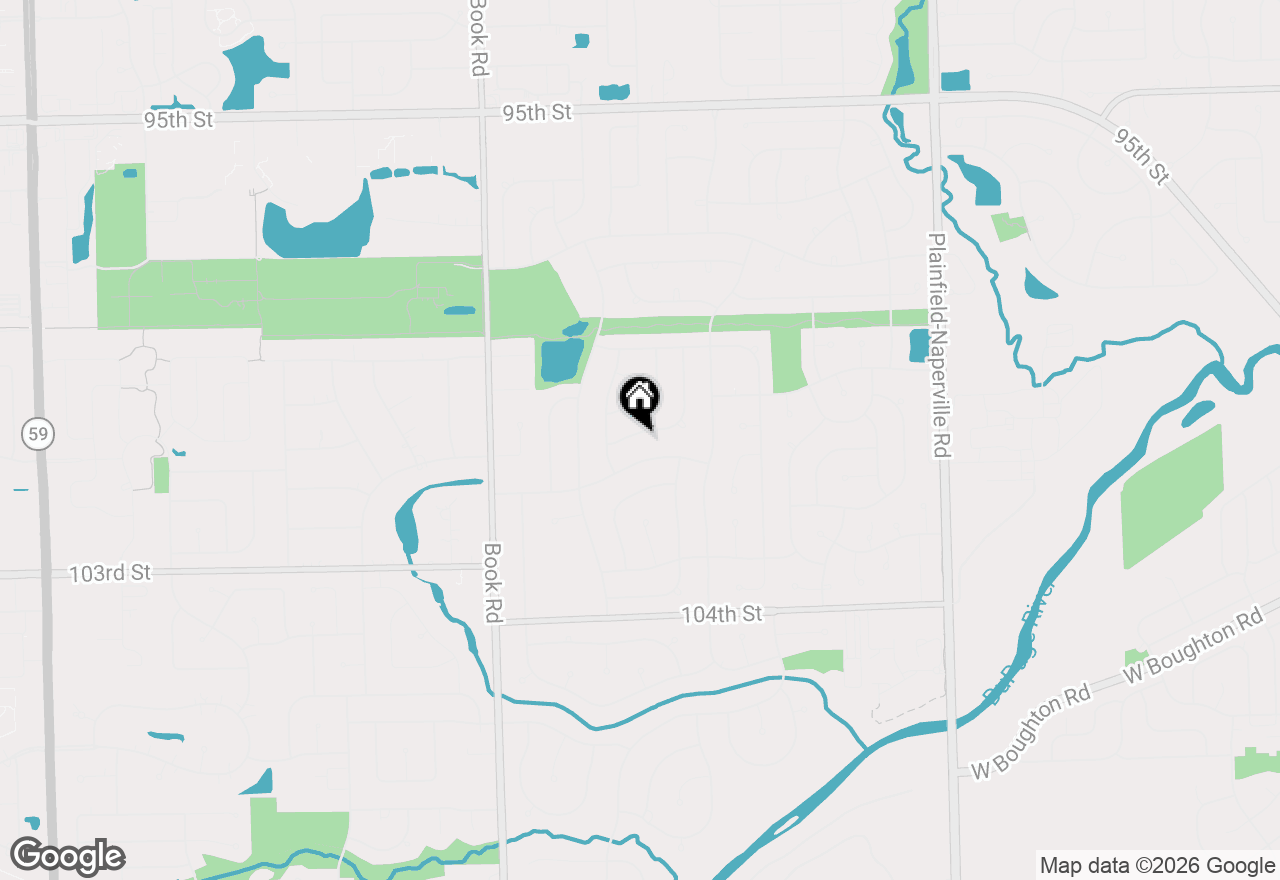 Map of 3632 Eliot Lane, Naperville, IL 60564