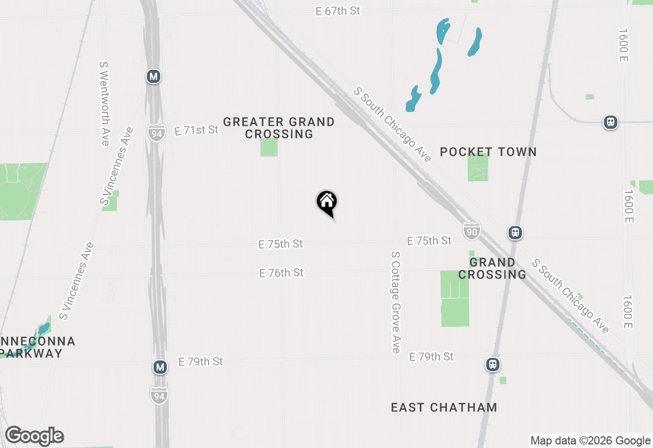 Map of 7419 S Rhodes Avenue, Chicago, IL 60619