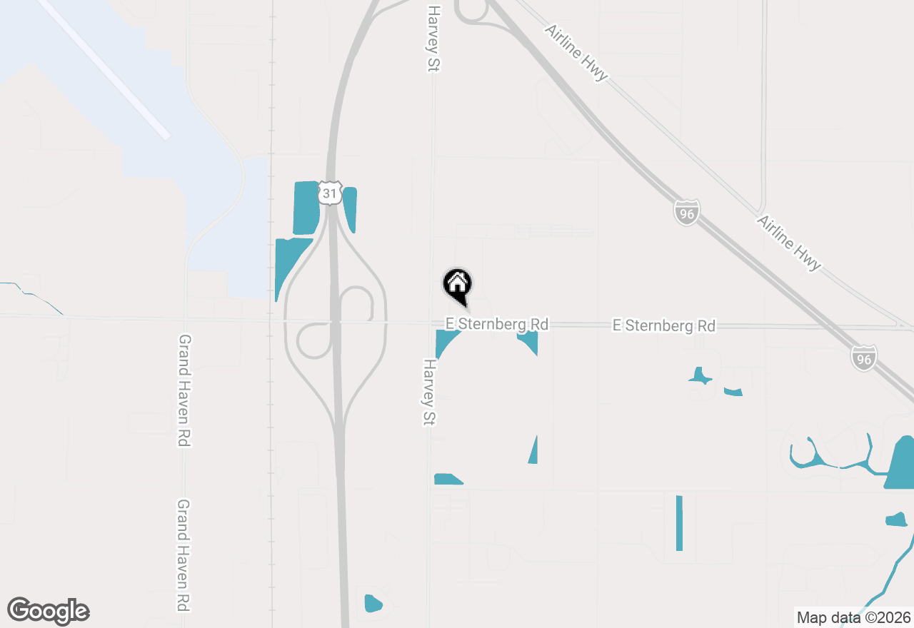 Map of 1664 E Sternberg Road #G, Muskegon, MI 49444