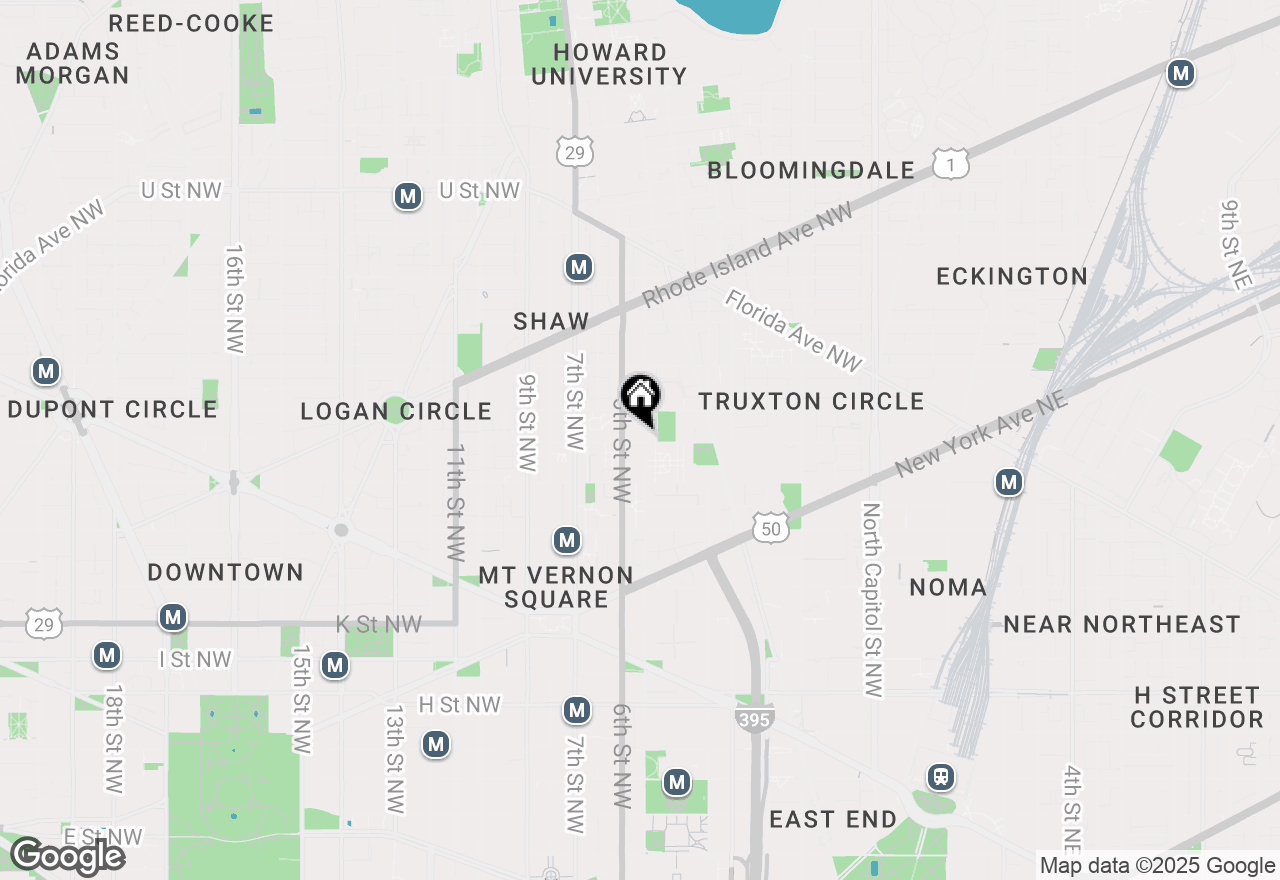 Map of 1412 5th Street Nw #301, Washington, DC 20001