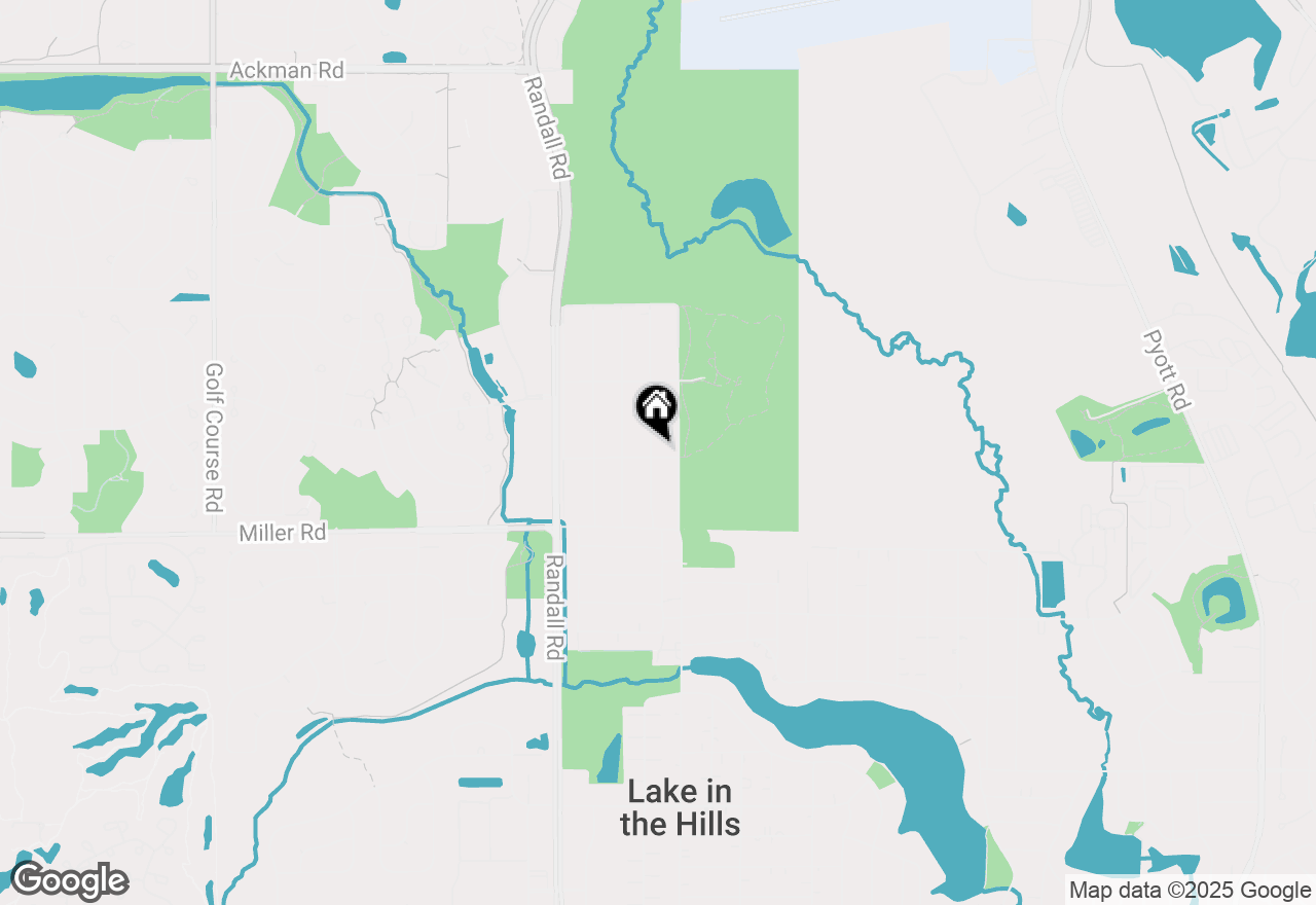 Map of 6 Lincoln Street, Lake In The Hills, IL 60156