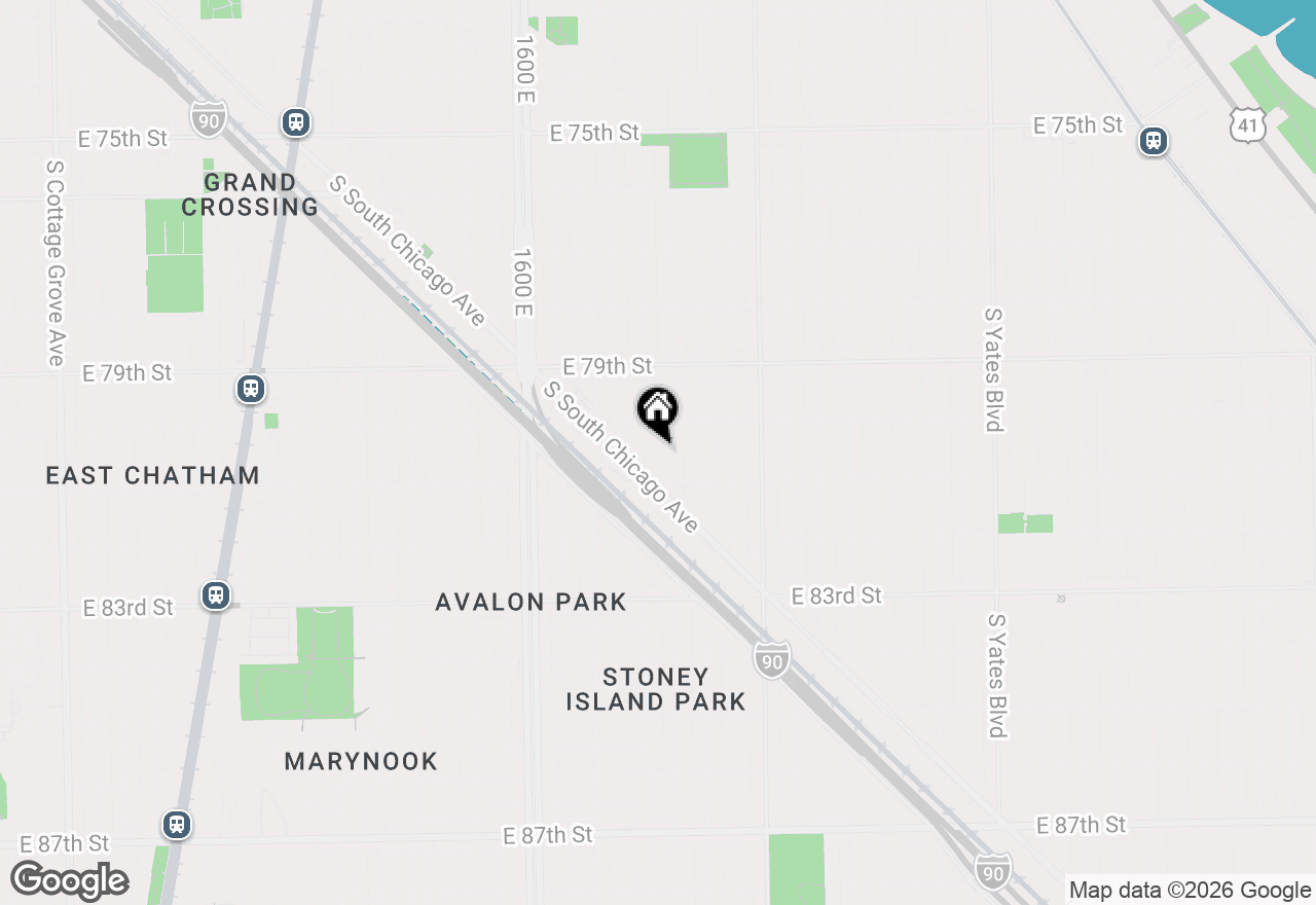 Map of 8030 S Constance Avenue, Chicago, IL 60617