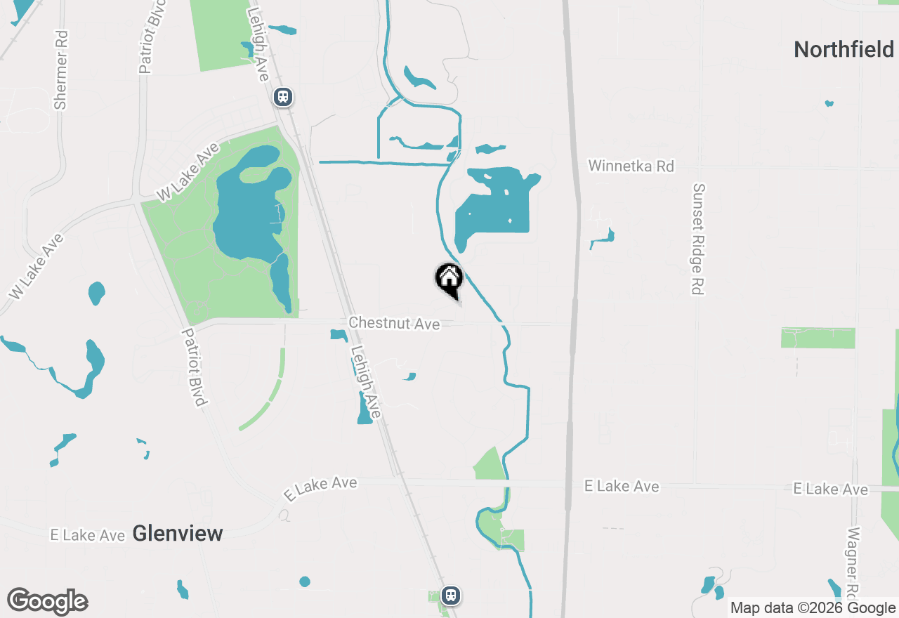 Map of 1910 Chestnut Avenue #C404, Glenview, IL 60025