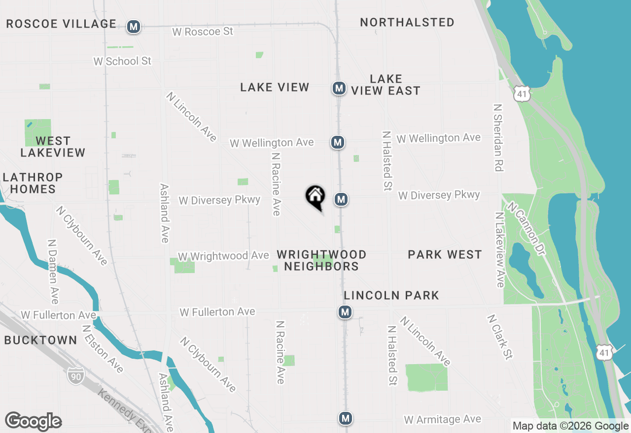 Map of 2748 N Kenmore Avenue, Chicago, IL 60614