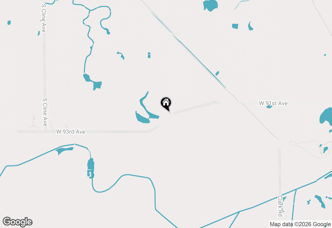 Map of 9131 Colfax Street, Crown Point, IN 46307