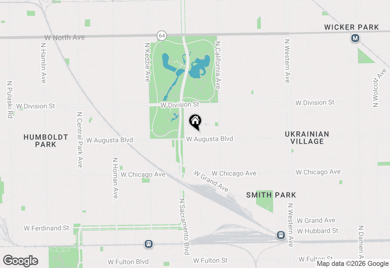 Map of 1017 N Richmond Street, Chicago, IL 60622