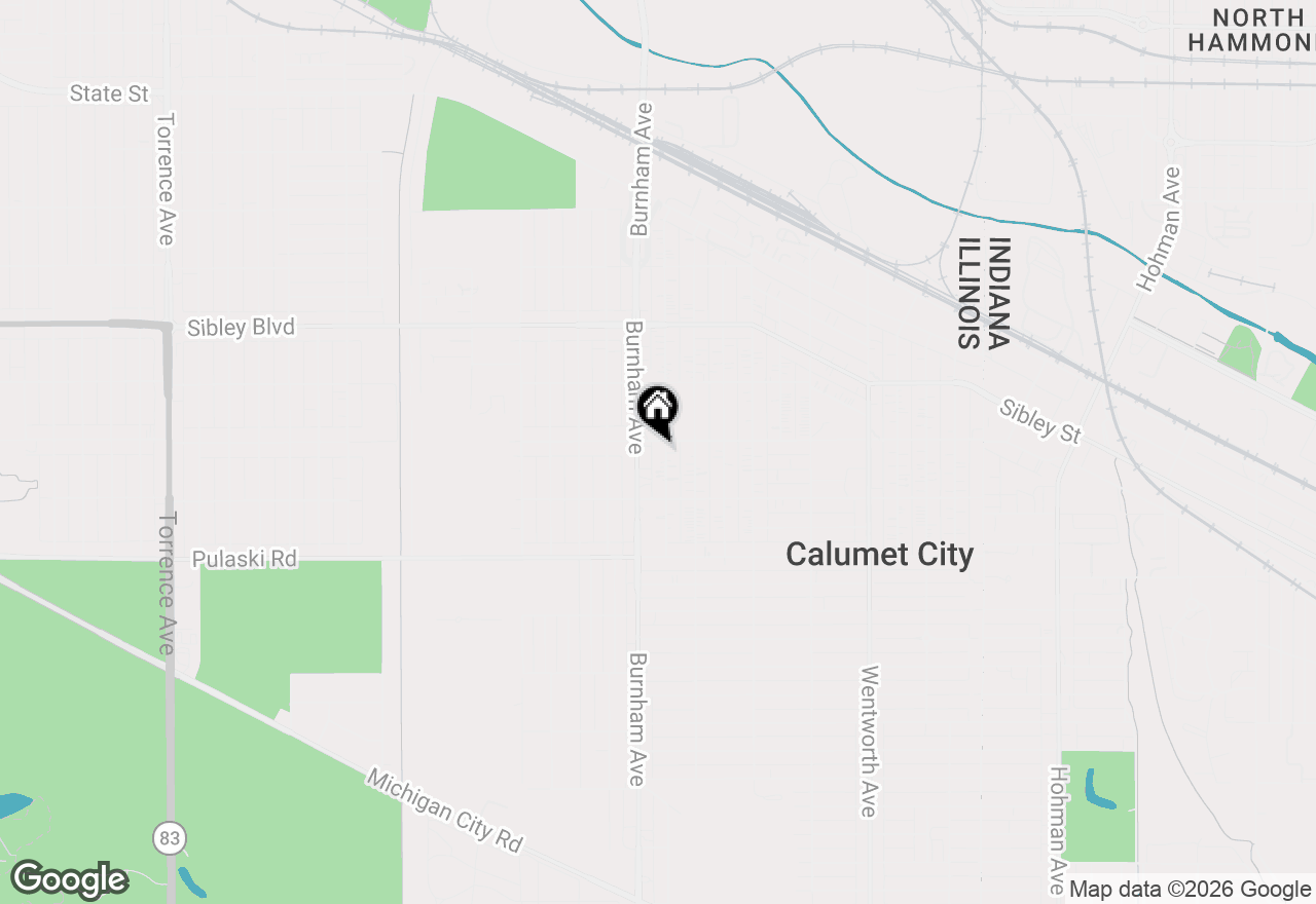 Map of 580 Hirsch Avenue, Calumet City, IL 60409