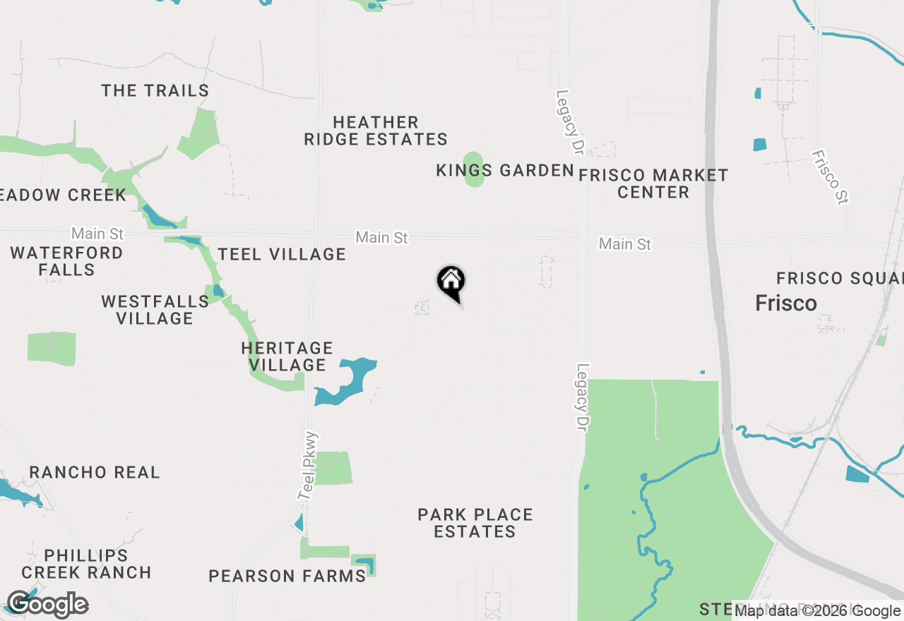 Map of 3778 Harvest Lane, Frisco, TX 75034