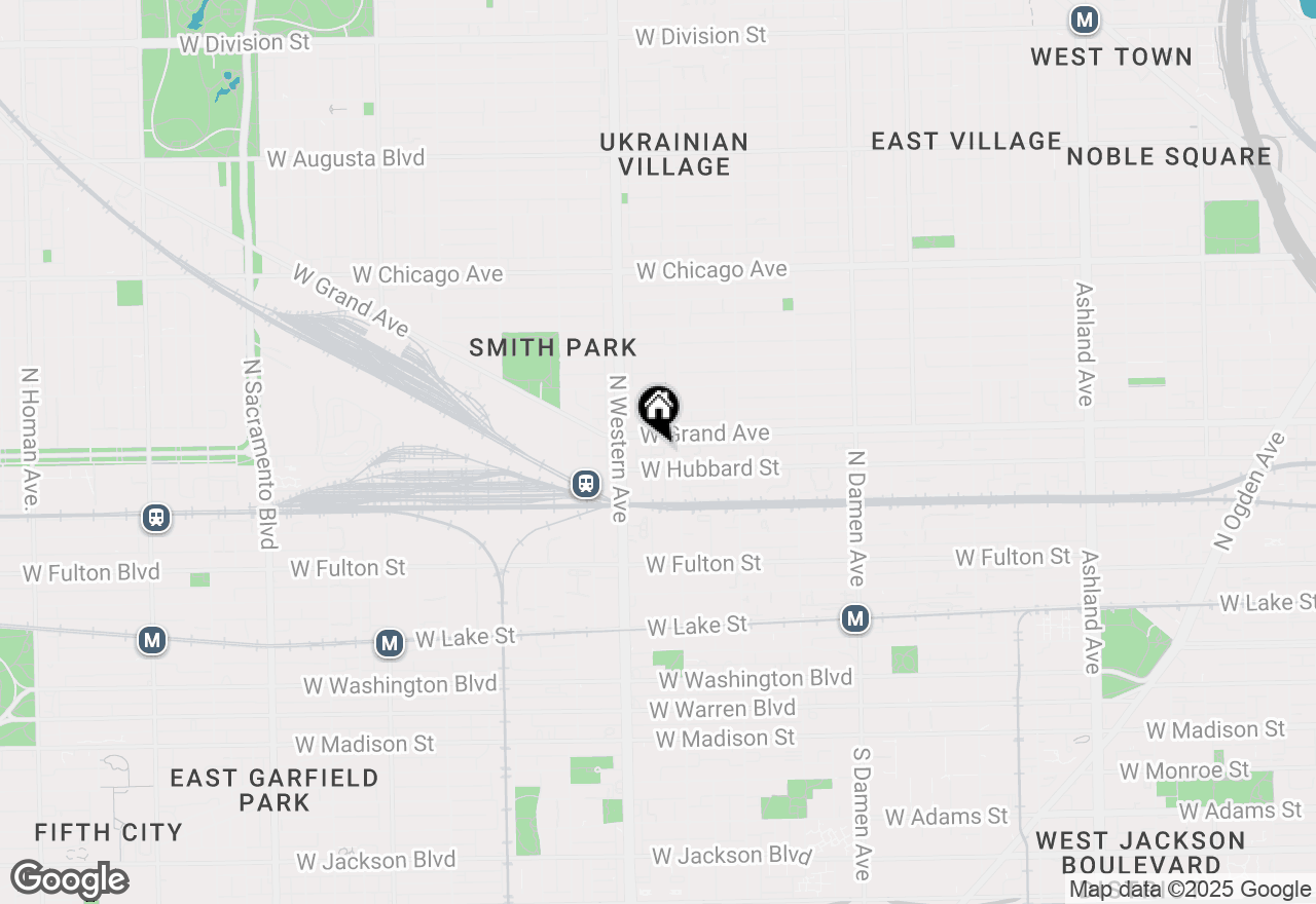 Map of 451 N Claremont Avenue, Chicago, IL 60612