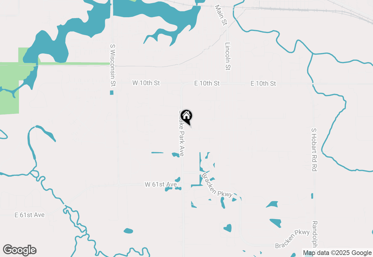 Map of 1265 S Lake Park Avenue, Hobart, IN 46342