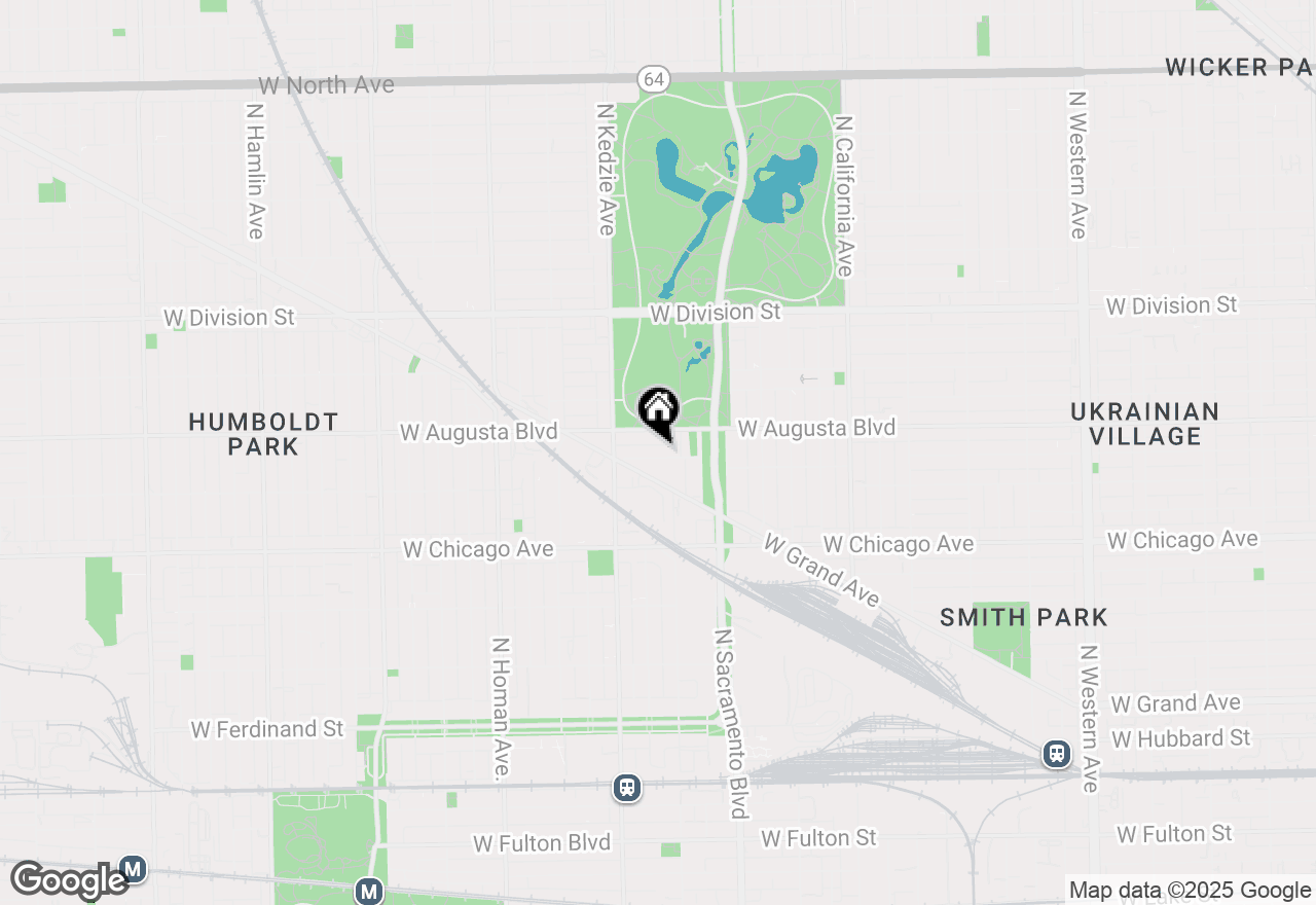 Map of 3108 W Walton Street #3A, Chicago, IL 60622