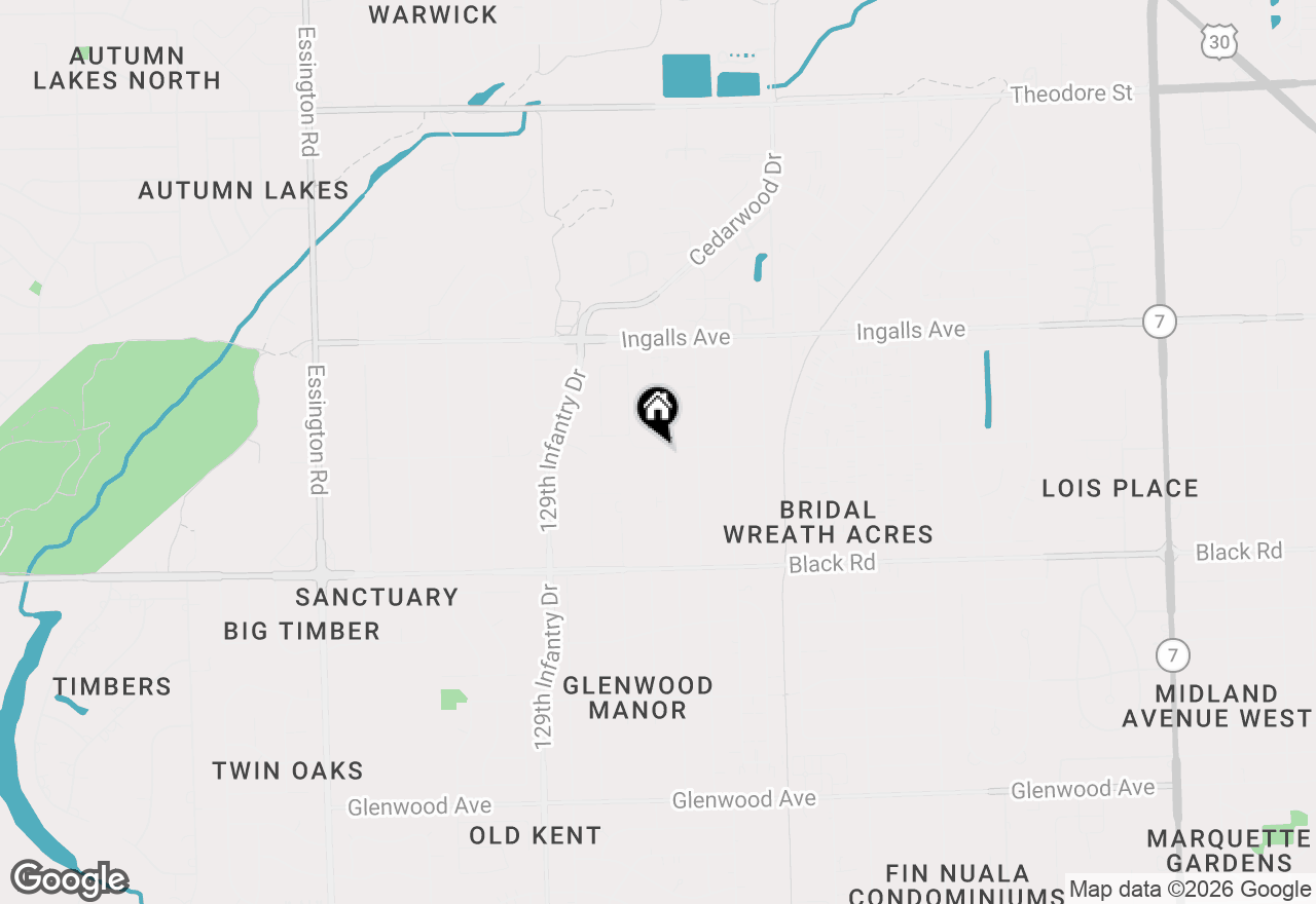Map of 919 Gael Drive #A, Joliet, IL 60435