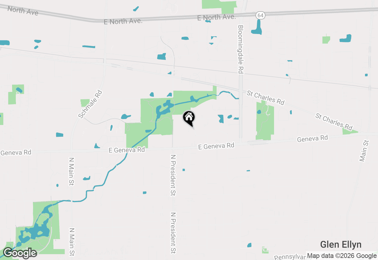 Map of 486 Timber Ridge Drive #102, Carol Stream, IL 60188