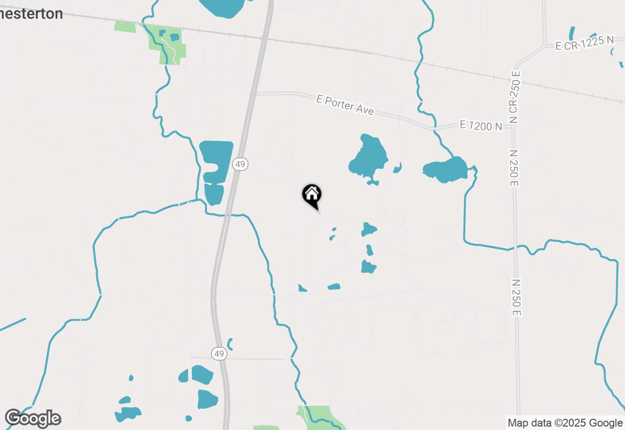 Map of 1058 Mission Hills Court, Chesterton, IN 46304