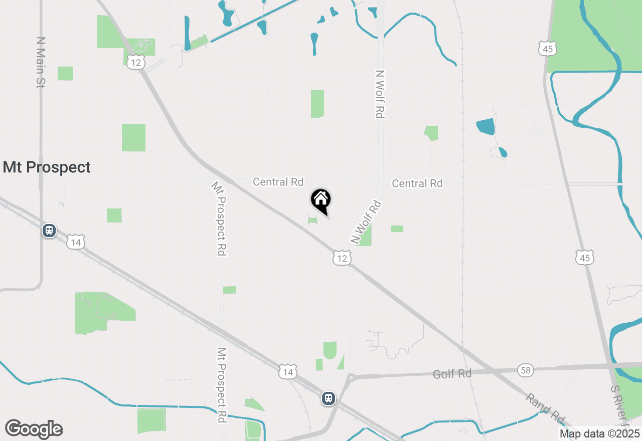 Map of 404 Tracy Terrace, Des Plaines, IL 60016