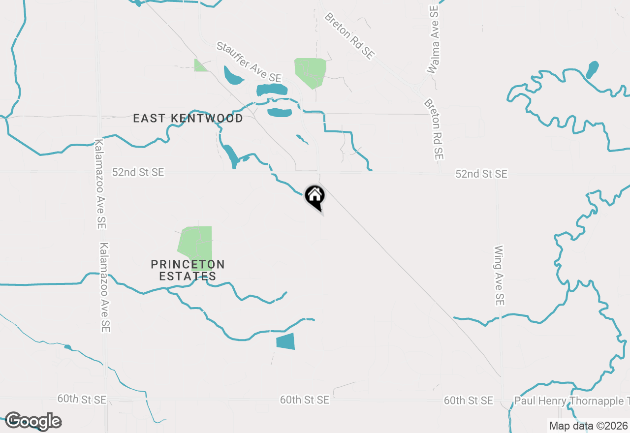 Map of 5381 Bunker Hill Court Se, Kentwood, MI 49508