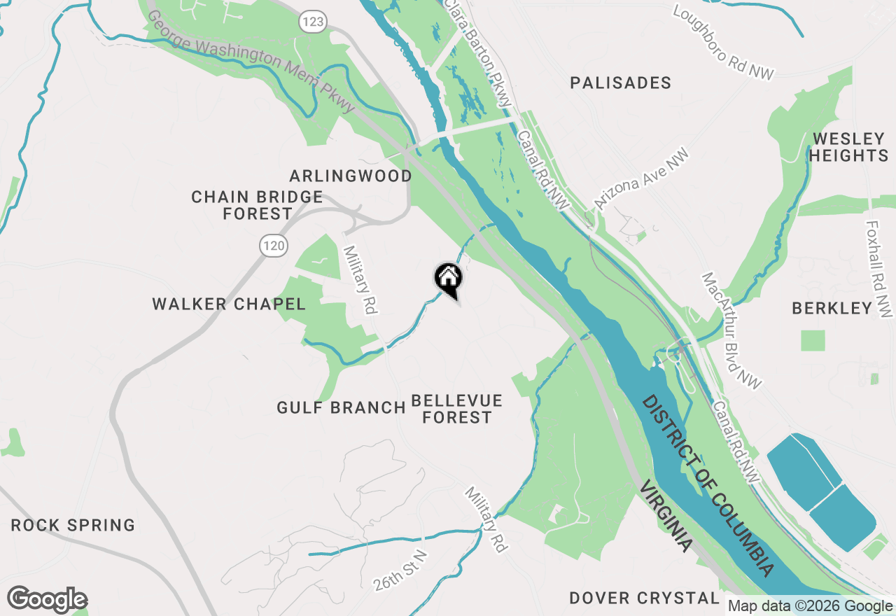 Map of 3633 N Nelson Street, Arlington, VA 22207