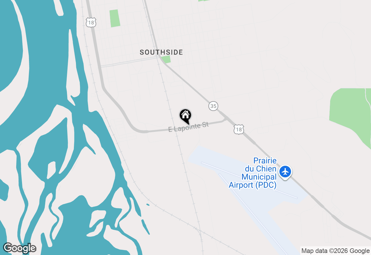 Map of 000 Us Highway 18, Prairie Du Chien, WI 53821