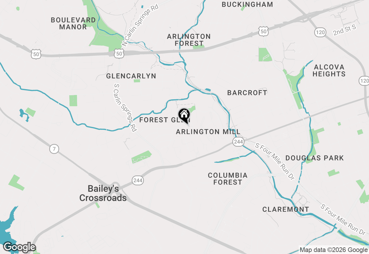 Map of 801 S Greenbrier Street #215, Arlington, VA 22204