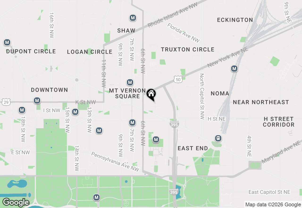 Map of 466 K Street Nw, Washington, DC 20001