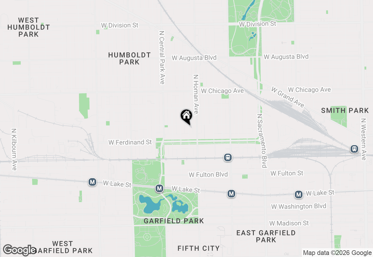 Map of 538 N Trumbull Avenue, Chicago, IL 60624