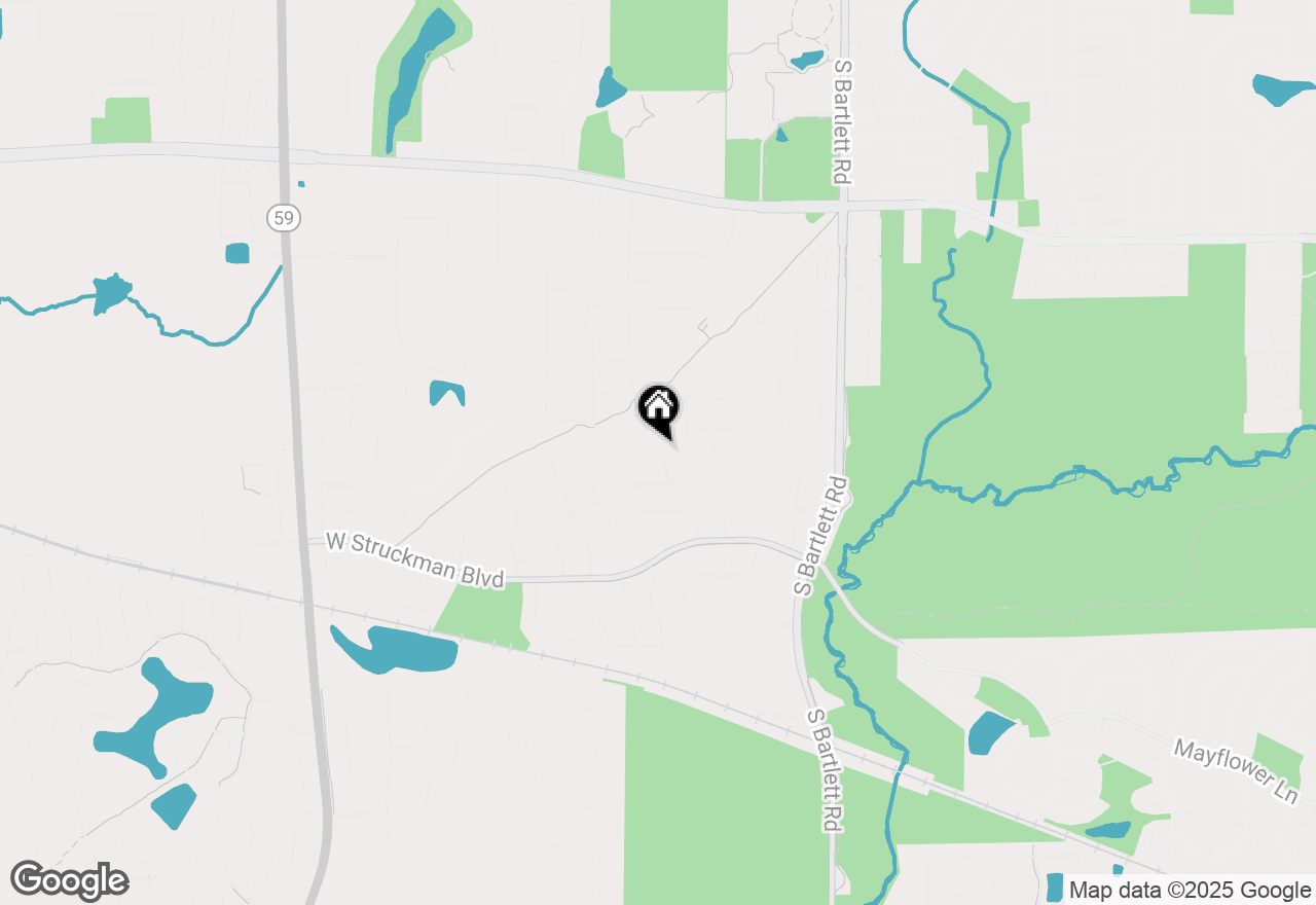 Map of 696 Gardenia Lane, Bartlett, IL 60103