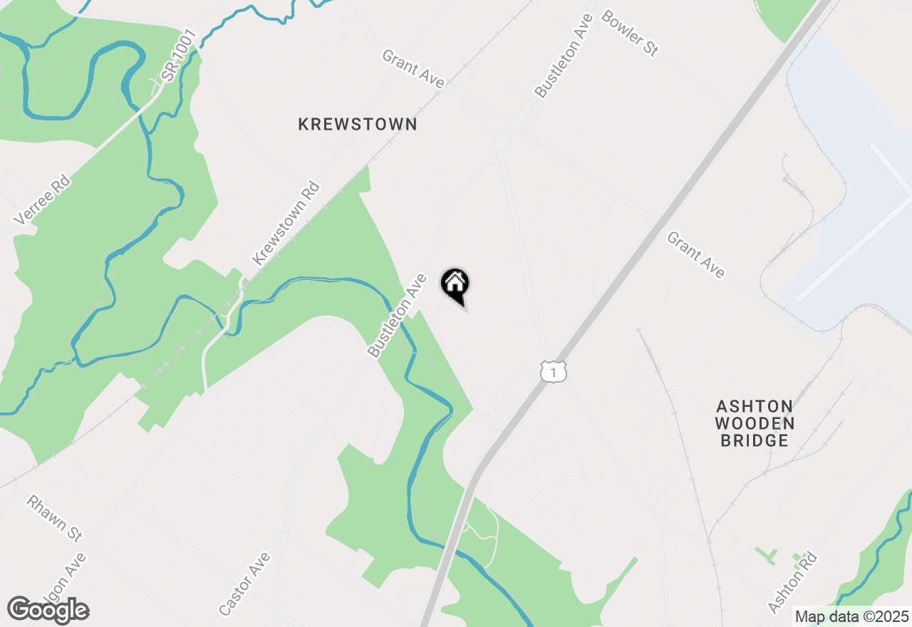 Map of 9109 Mather Street, Philadelphia, PA 19115