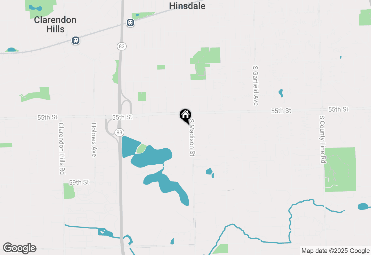 Map of 511 W 56th Street, Hinsdale, IL 60521