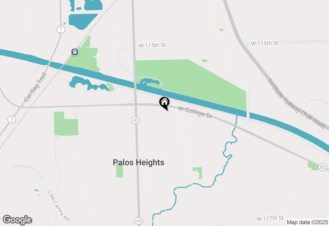 Map of 11933 S 70th Avenue, Palos Heights, IL 60463