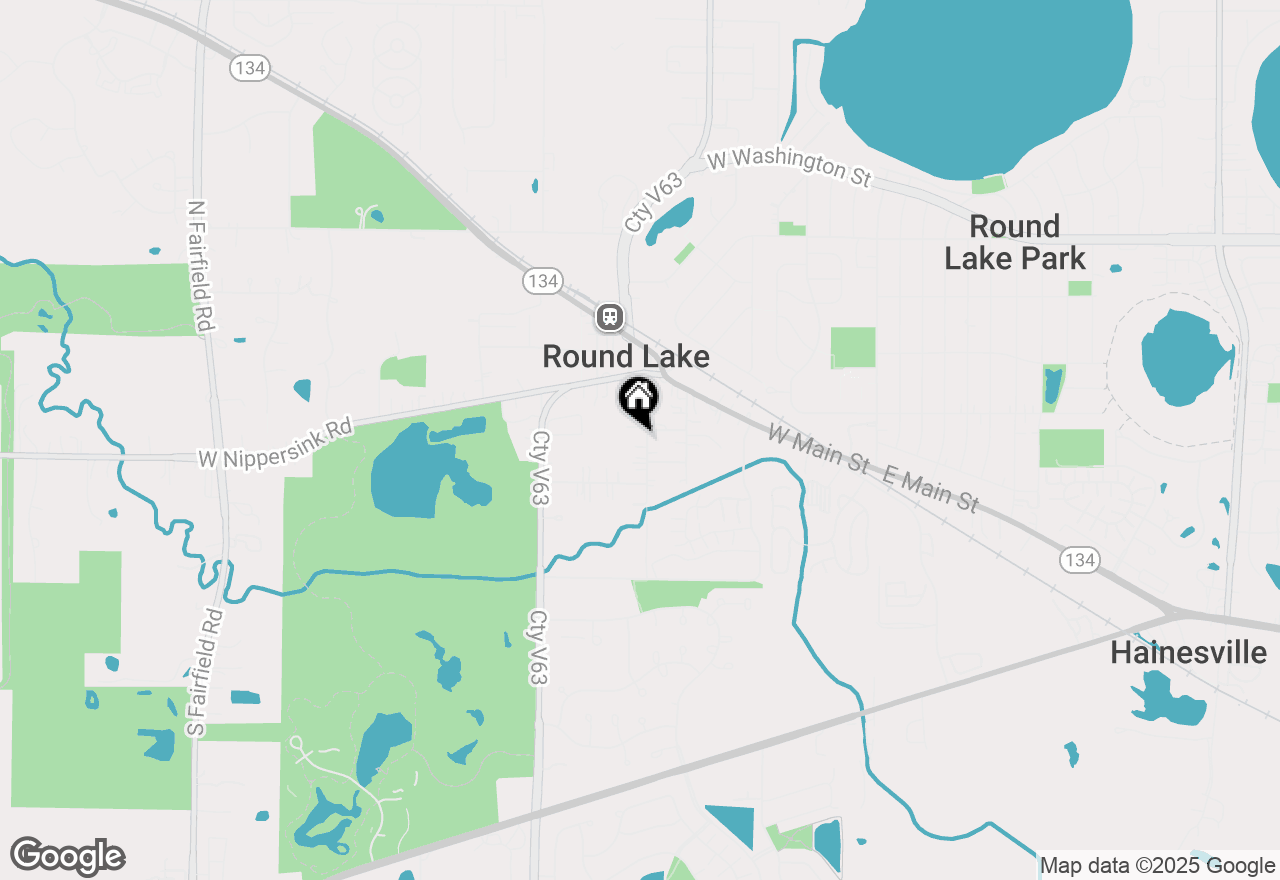 Map of 108 Lincoln Avenue, Round Lake, IL 60073