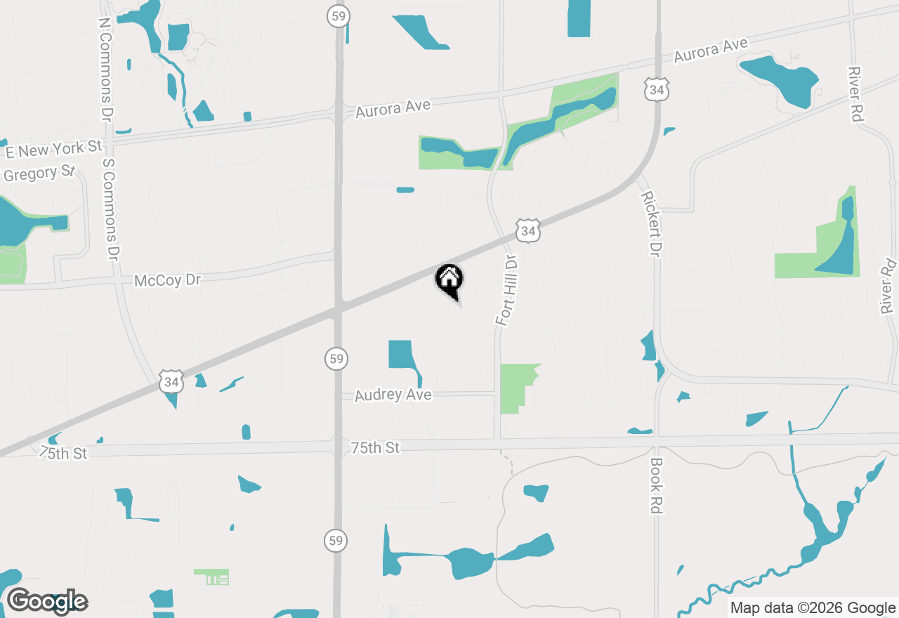 Map of 926 Shandrew Drive #926, Naperville, IL 60540