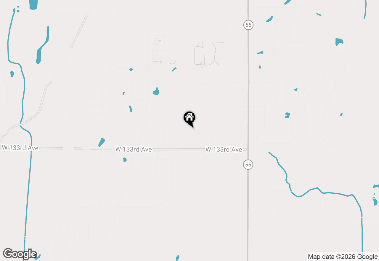 Map of 13181 Taft Street, Crown Point, IN 46307