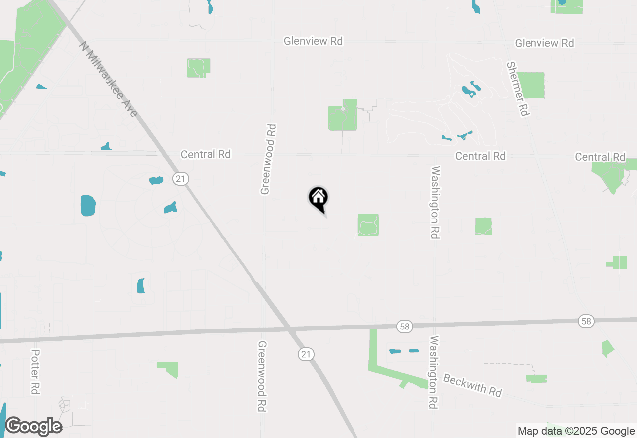 Map of 3105 Harrison Street, Glenview, IL 60025