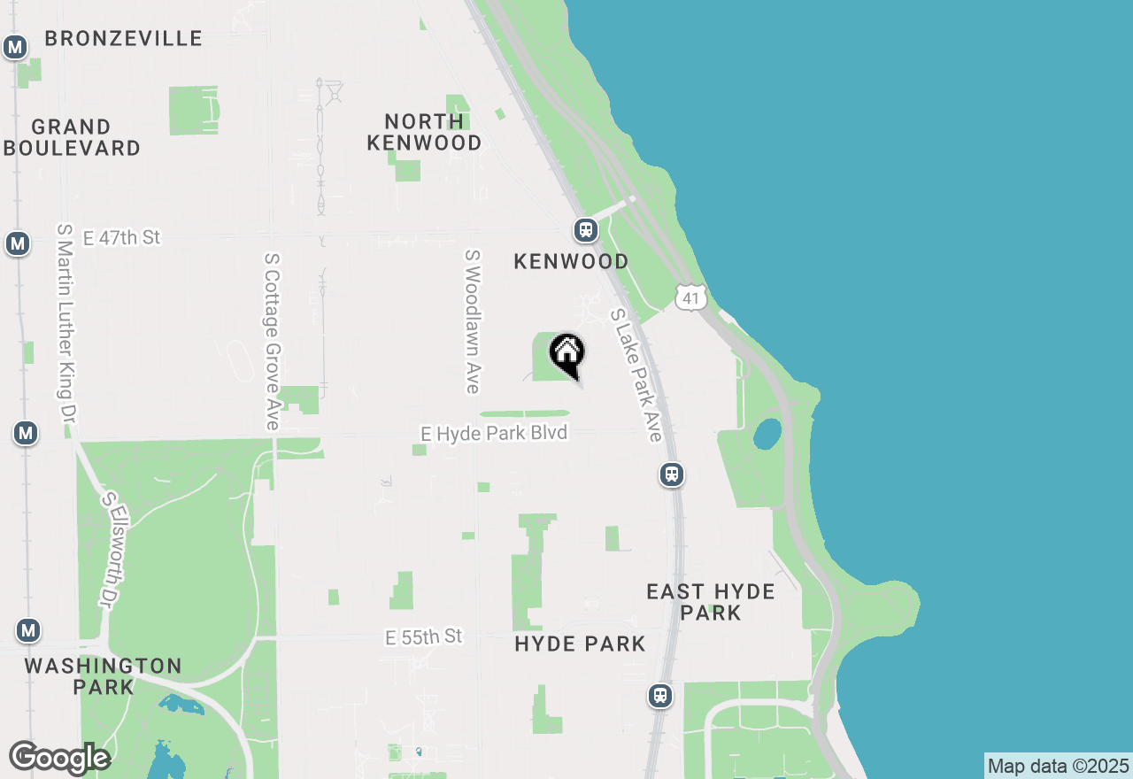 Map of 5014 S Dorchester Avenue #1, Chicago, IL 60615