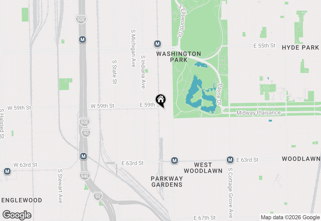 Map of 5920 S Calumet Avenue, Chicago, IL 60637