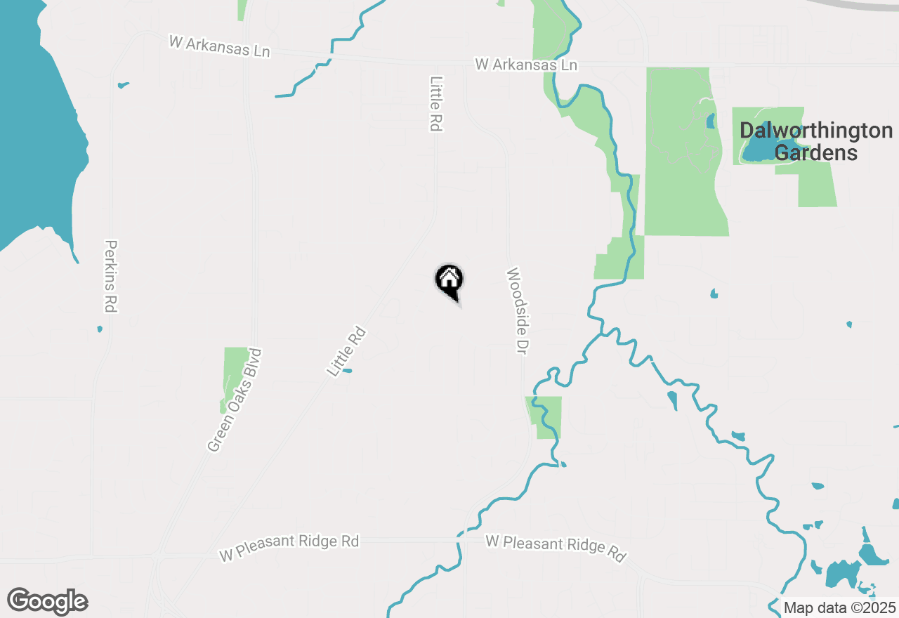 Map of 3105 Steeplechase Trail, Arlington, TX 76016