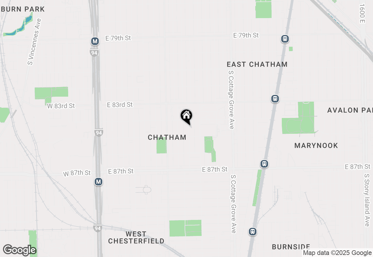 Map of 8428 S Rhodes Avenue, Chicago, IL 60619