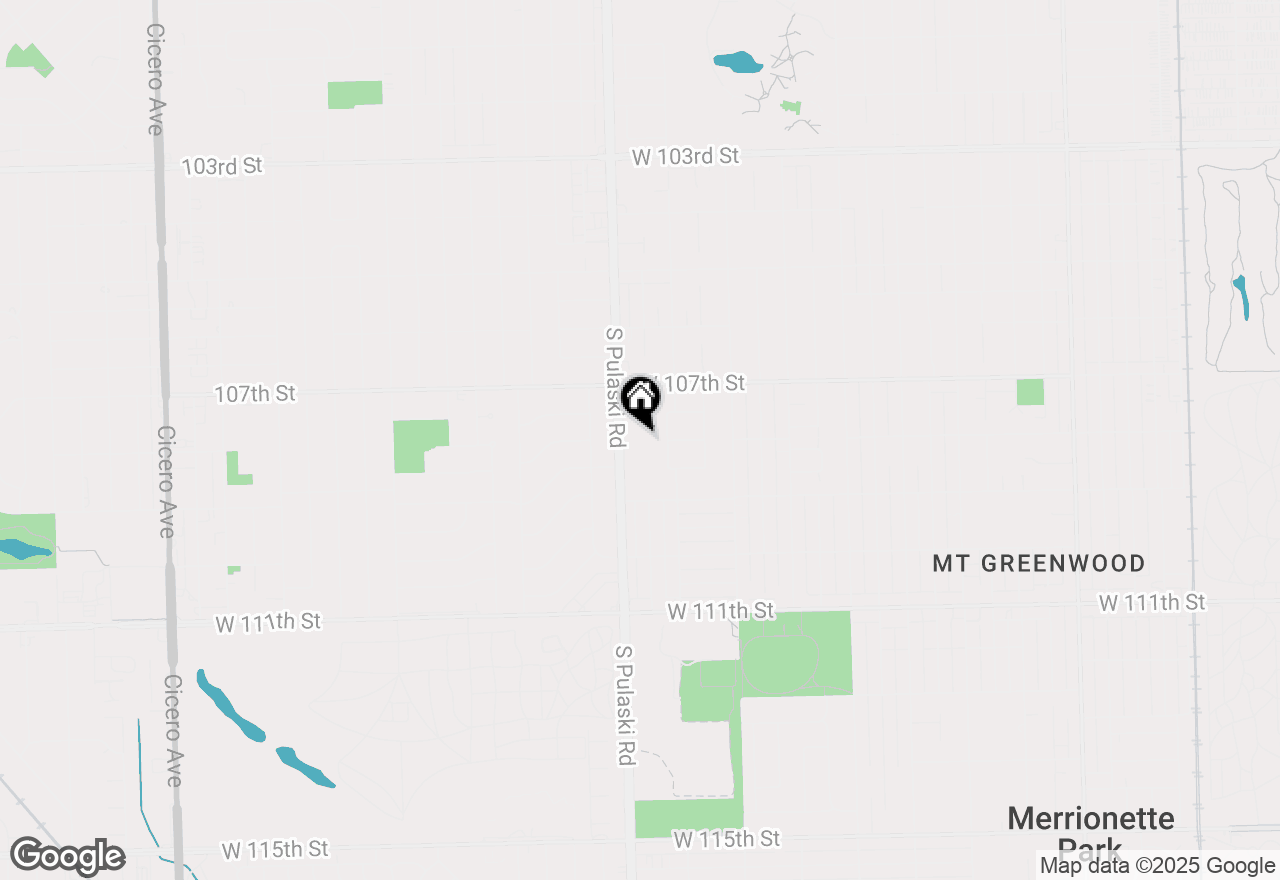 Map of 10763 S Pulaski Road #7, Chicago, IL 60655