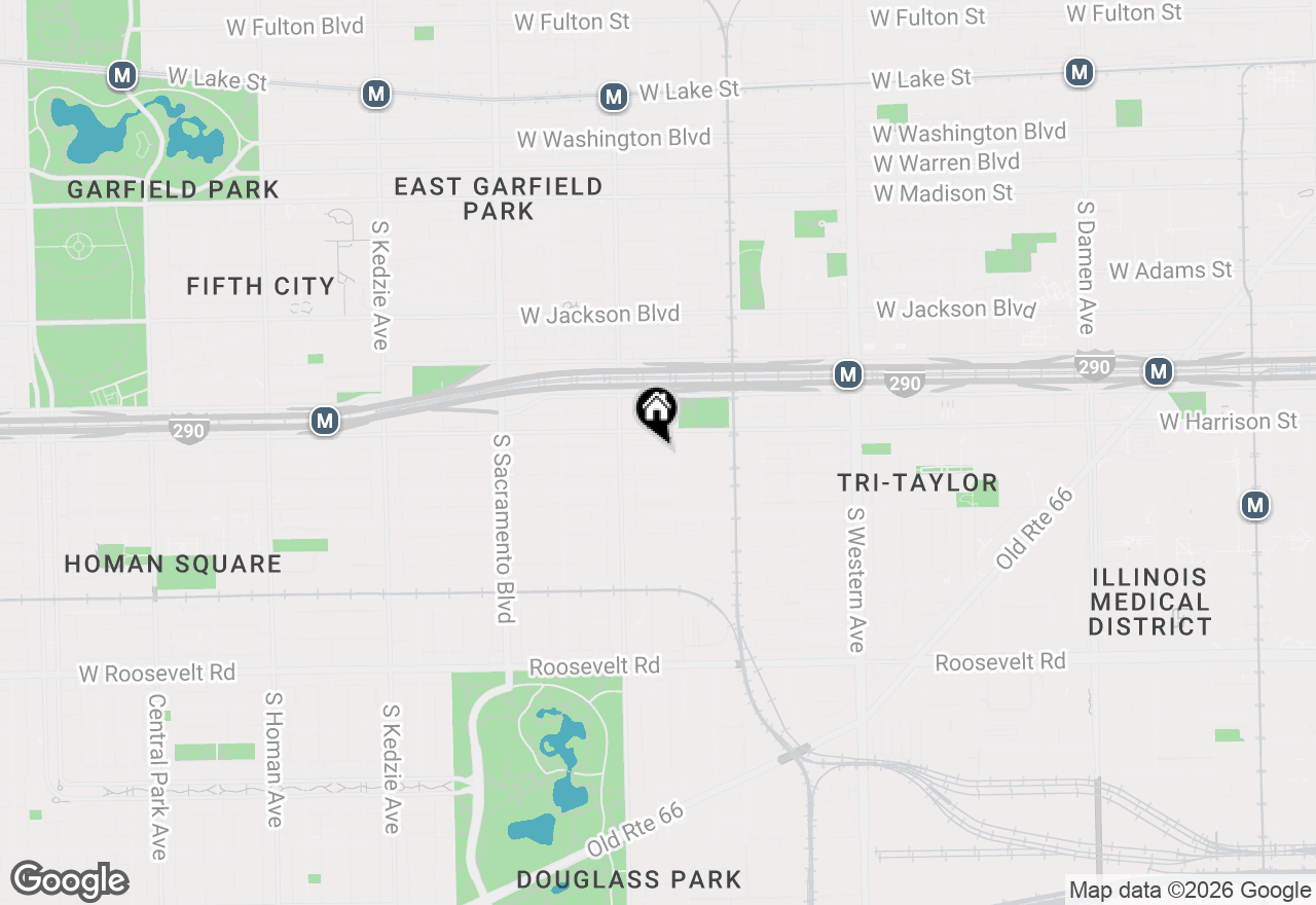 Map of 2720 W Flournoy Street, Chicago, IL 60612