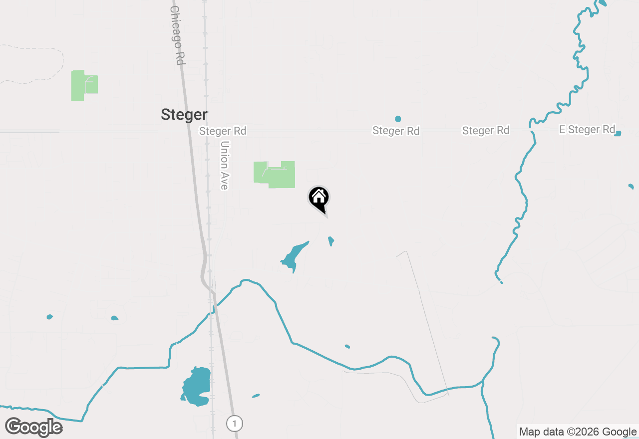 Map of 231 Hillcrest Lane, Steger, IL 60475