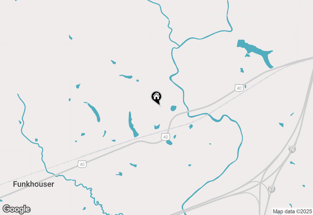 Map of 12880 N Country Club Road, Effingham, IL 62401