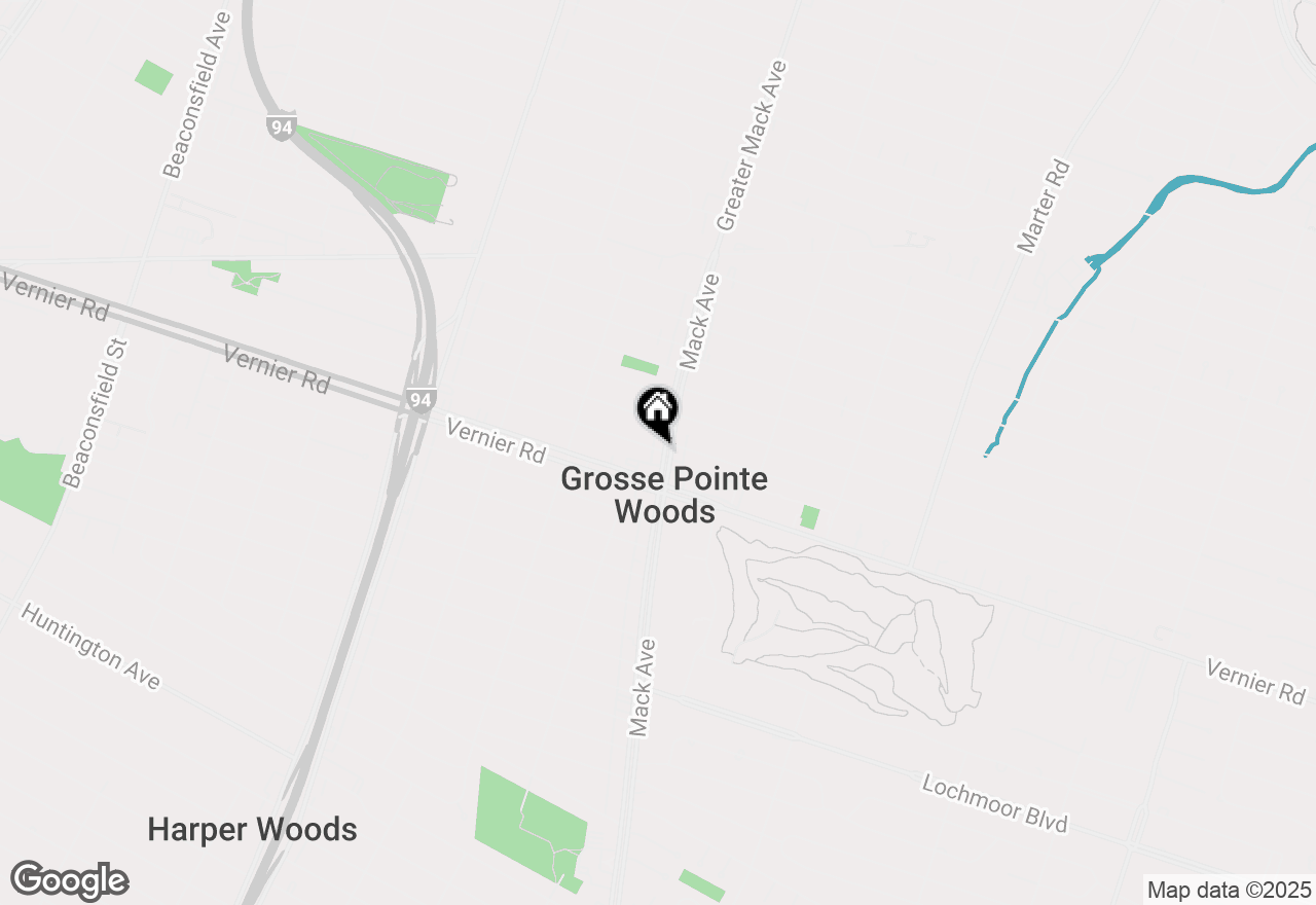 Map of 20745 Mack Avenue, Grosse Pointe Woods, MI 48236