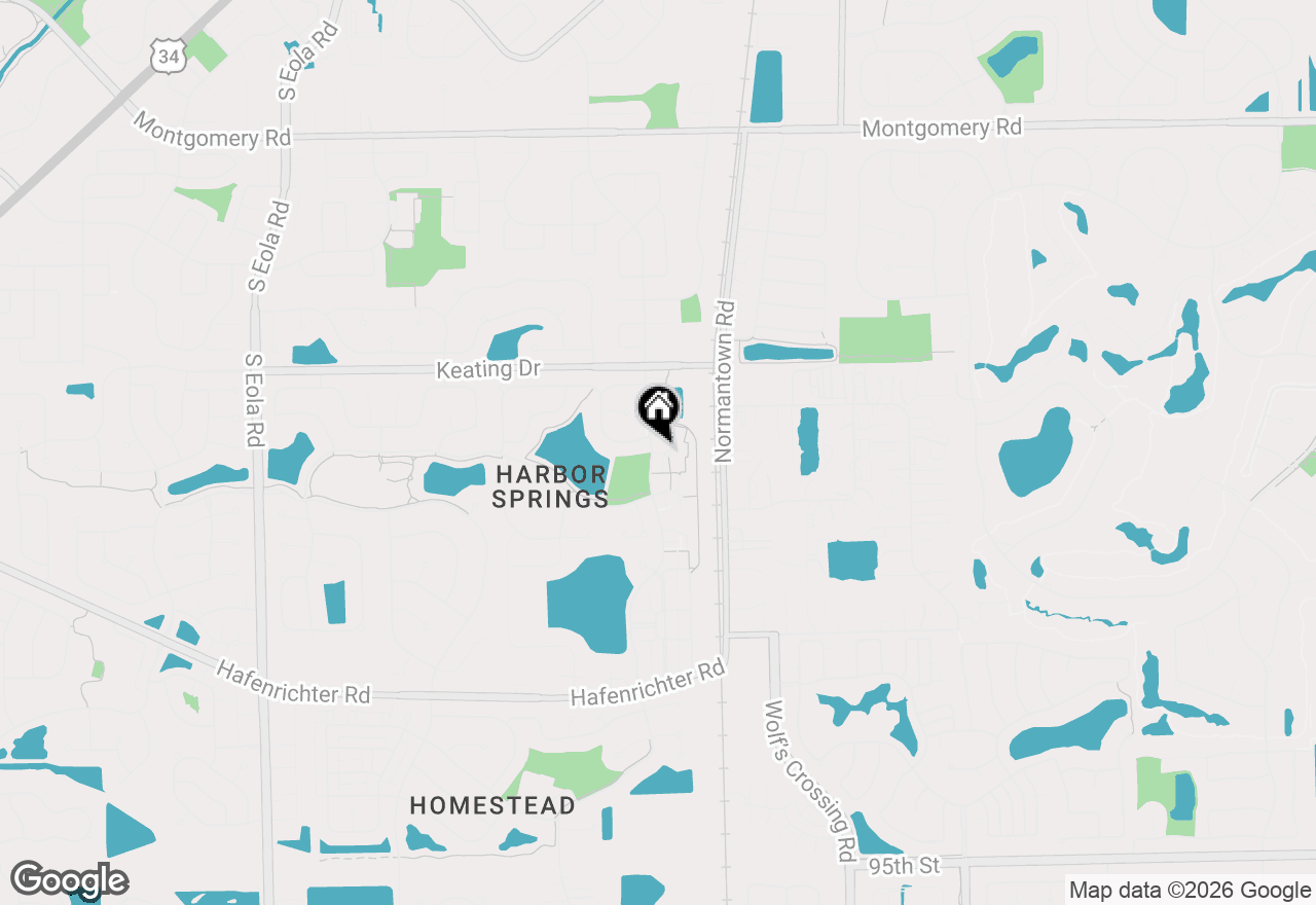 Map of 3160 Cambria Court #3160, Aurora, IL 60503