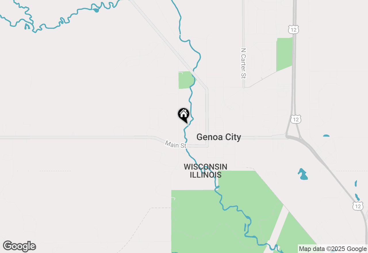 Map of 332 Fellows St, Genoa City, WI 53128