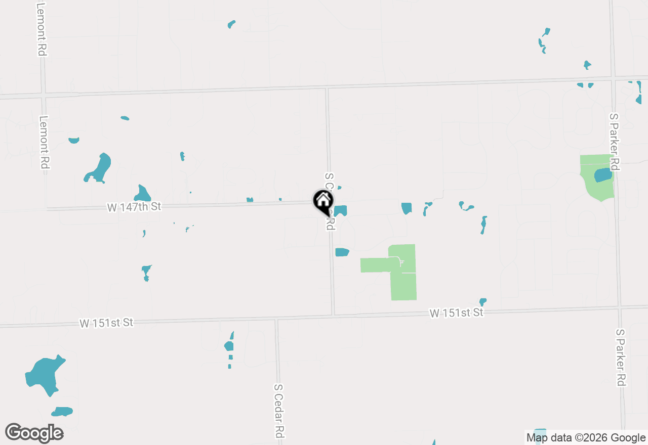Map of 14747 S Helen Lane, Homer Glen, IL 60491